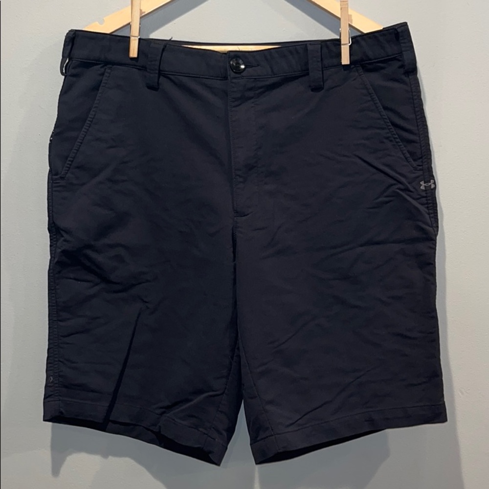 Mens Under Armour Flat Front Shorts